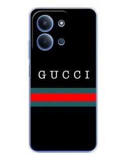 Чехол для Xiaomi Redmi 15C 5g с картинкой «Gucci — красный пояс»