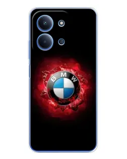 Чехол для Xiaomi Redmi 15C 5g с картинкой «Логотип BMW — вспышка»