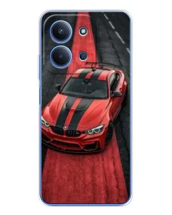Чехол для Xiaomi Redmi 15C 5g с картинкой «BMW на красной дорожке»