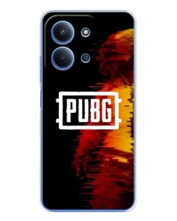 Чехол для Xiaomi Redmi 15C 5g с картинкой «Яркий логотип PUBG»