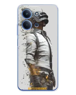 Чохол для Xiaomi Redmi 15C 5g з картинкою «PUBG — боєць у пилу»