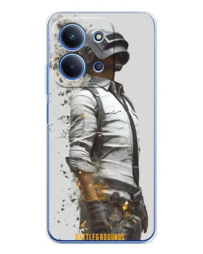 Чохол для Xiaomi Redmi 15C 5g з картинкою «PUBG — боєць у пилу»