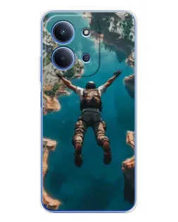 Чохол для Xiaomi Redmi 15C 5g з картинкою «PUBG — вільне падіння»