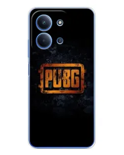 Чохол для Xiaomi Redmi 15C 5g з картинкою «PUBG — золотий логотип»
