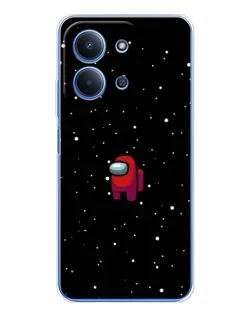 Чехол для Xiaomi Redmi 15C 5g с картинкой «Красный Among Us»