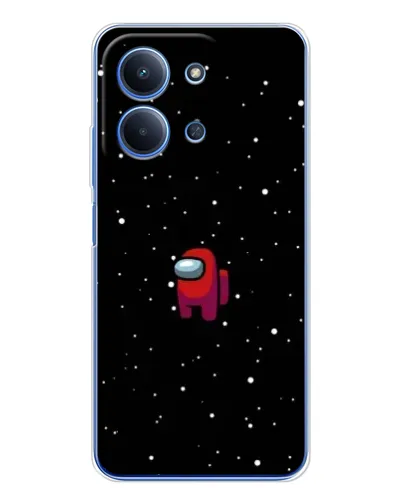 Чехол для Xiaomi Redmi 15C 5g с картинкой «Красный Among Us»