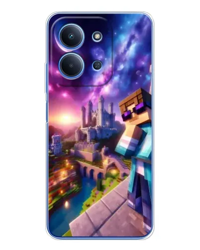 Чехол для Xiaomi Redmi 15C 5g с картинкой «Стив и космос»