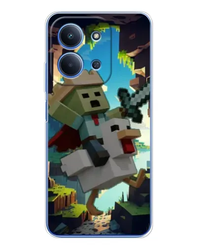 Чехол для Xiaomi Redmi 15C 5g с картинкой «Стив и гусь»