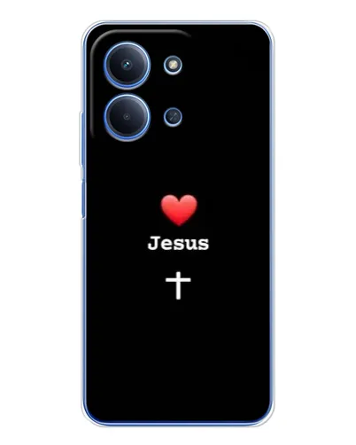 Чехол для Xiaomi Redmi 15C 5g с картинкой «Сердце - Jesus» Чехол для Xiaomi Redmi 15C 5g с картинкой «Сердце - Jesus»