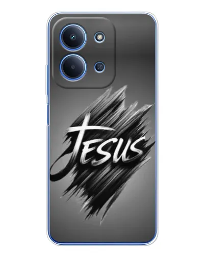 Чехол для Xiaomi Redmi 15C 5g с картинкой «Надпись Jesus Graffiti» Чехол для Xiaomi Redmi 15C 5g с картинкой «Надпись Jesus Graffiti»