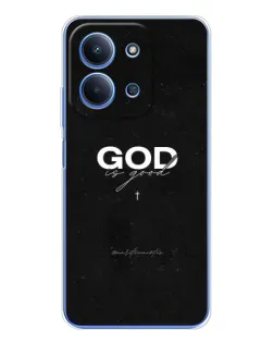 Чехол для Xiaomi Redmi 15C 5g с картинкой «GOD — Бог над всем»