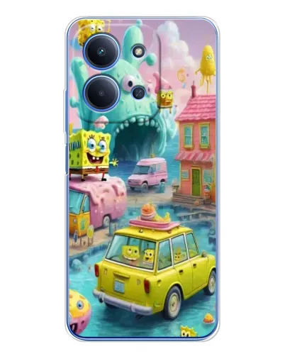 Чехол для Xiaomi Redmi 15C 5g с картинкой «Монстр-трак приключения»