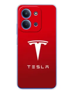 Чехол для Xiaomi Redmi 15C 5g с картинкой «Tesla Red Classic»