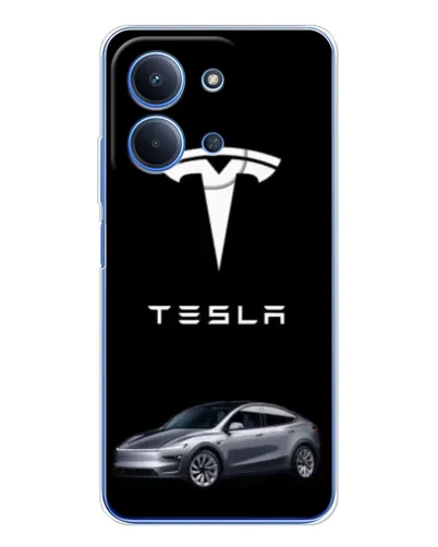 Чехол для Xiaomi Redmi 15C 5g с картинкой «Tesla Model Y»