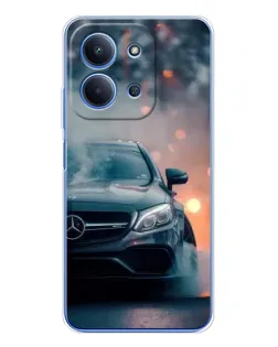 Чохол для Xiaomi Redmi 15C 5g з картинкою «Mercedes — нічне місто»