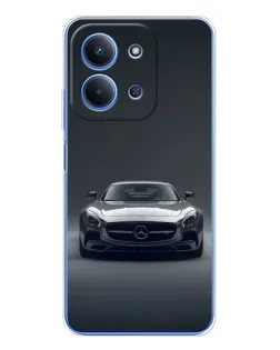 Чохол для Xiaomi Redmi 15C 5g з картинкою «Mercedes на чорному»