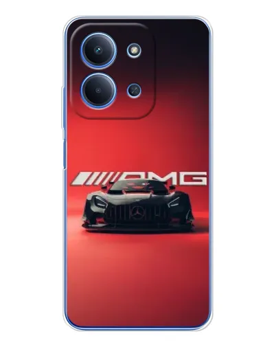 Чохол для Xiaomi Redmi 15C 5g з картинкою «Mercedes AMG — червона лінія»