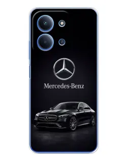 Чохол для Xiaomi Redmi 15C 5g з картинкою «Mercedes — решітка радіатора»