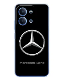 Чохол для Xiaomi Redmi 15C 5g з картинкою «Mercedes Silver Logo»