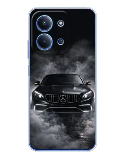Чохол для Xiaomi Redmi 15C 5g з картинкою «Mercedes у диму»
