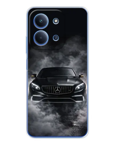 Чохол для Xiaomi Redmi 15C 5g з картинкою «Mercedes у диму»