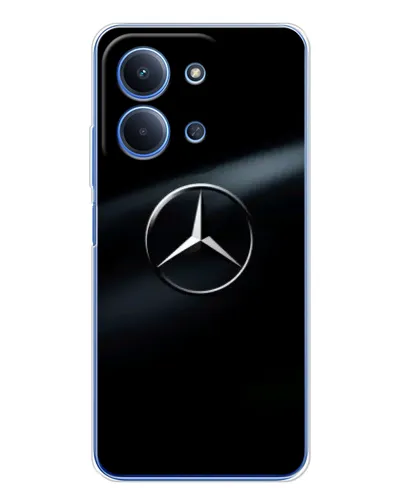 Чохол для Xiaomi Redmi 15C 5g з картинкою «Mercedes на металі»