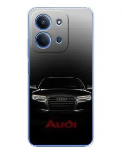 Чохол для Xiaomi Redmi 15C 5g з картинкою «Audi — градієнтний контур»