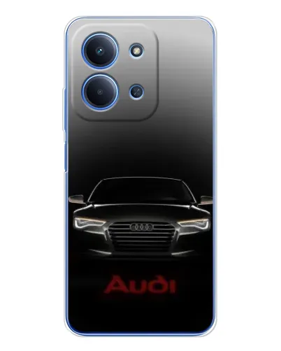 Чохол для Xiaomi Redmi 15C 5g з картинкою «Audi — градієнтний контур»