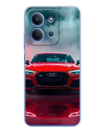 Чохол для Xiaomi Redmi 15C 5g з картинкою «Audi RS — червоний стиль»