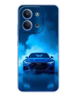 Чохол для Xiaomi Redmi 15C 5g з картинкою «Audi — блакитна енергія»