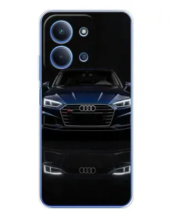 Чохол для Xiaomi Redmi 15C 5g з картинкою «Audi — нічне відображення»