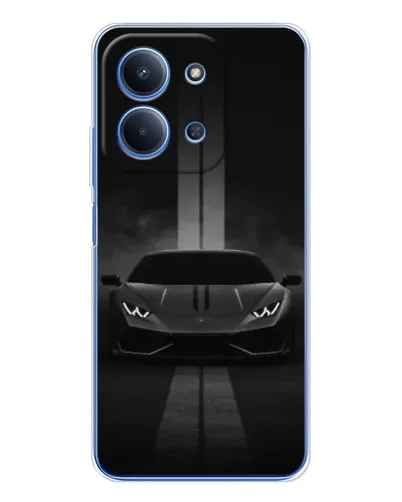 Чохол для Xiaomi Redmi 15C 5g з картинкою «Lamborghini симетрія доріг»
