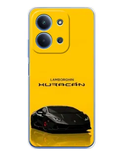 Чохол для Xiaomi Redmi 15C 5g з картинкою «Lamborghini Huracan чорний»