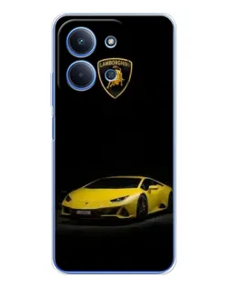 Чохол для Xiaomi Redmi 15C 5g з картинкою «Lamborghini жовтий акцент»