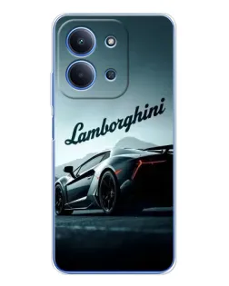 Чохол для Xiaomi Redmi 15C 5g з картинкою «Класичний Lamborghini надпис»