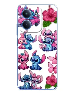 Чохол для Xiaomi Redmi 15C 5g з картинкою «Стікери Stitch та Angel»