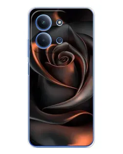 Чохол для Xiaomi Redmi 15C 5g з картинкою «Шовкова чорна троянда» Чохол для Xiaomi Redmi 15C 5g з картинкою «Шовкова чорна троянда»