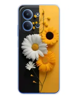 Чохол для Xiaomi Redmi 15C 5g з картинкою «Соняшник та ромашка» Чохол для Xiaomi Redmi 15C 5g з картинкою «Соняшник та ромашка»