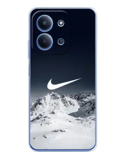 Чохол для Xiaomi Redmi 15C з картинкою «Nike — зимові гори»