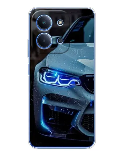 Чохол для Xiaomi Redmi 15C з картинкою «Погляд BMW з синіми фарами» Чохол для Xiaomi Redmi 15C з картинкою «Погляд BMW з синіми фарами»