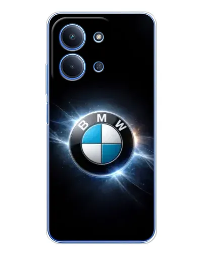 Чохол для Xiaomi Redmi 15C з картинкою «BMW — неонове сяйво» Чохол для Xiaomi Redmi 15C з картинкою «BMW — неонове сяйво»
