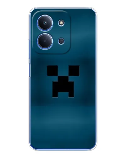 Чехол для Xiaomi Redmi 15C с картинкой «Крипер текстура»