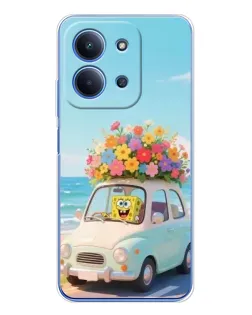 Чехол для Xiaomi Redmi 15C с картинкой «Автомобильное путешествие»
