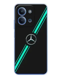 Чехол для Xiaomi Redmi 15C с картинкой «Спортивные линии Mercedes» Чехол для Xiaomi Redmi 15C с картинкой «Спортивные линии Mercedes»
