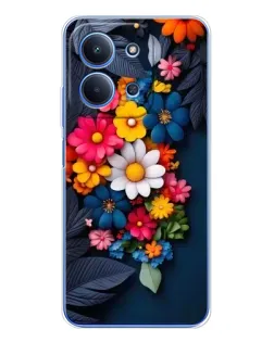 Чехол для Xiaomi Redmi 15C с картинкой «Цветочная феерия» Чехол для Xiaomi Redmi 15C с картинкой «Цветочная феерия»
