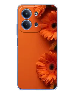 Чехол для Xiaomi Redmi 15C с картинкой «Оранжевые герберы» Чехол для Xiaomi Redmi 15C с картинкой «Оранжевые герберы»