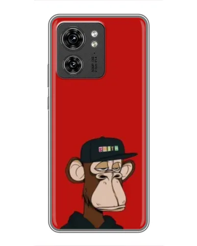 Чехол для Xiaomi Redmi 17 с картинкой «Bored Ape — красный фон» Чехол для Xiaomi Redmi 17 с картинкой «Bored Ape — красный фон»