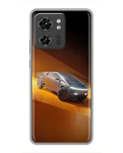 Чохол для Xiaomi Redmi 17 з картинкою «Cybertruck у пустелі»
