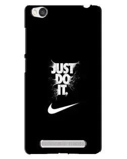 Чехол для Xiaomi Redmi 4A с картинкой «Текстовый принт Nike»