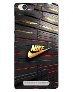 Чехол для Xiaomi Redmi 4A с картинкой «Золотой Nike на металле»